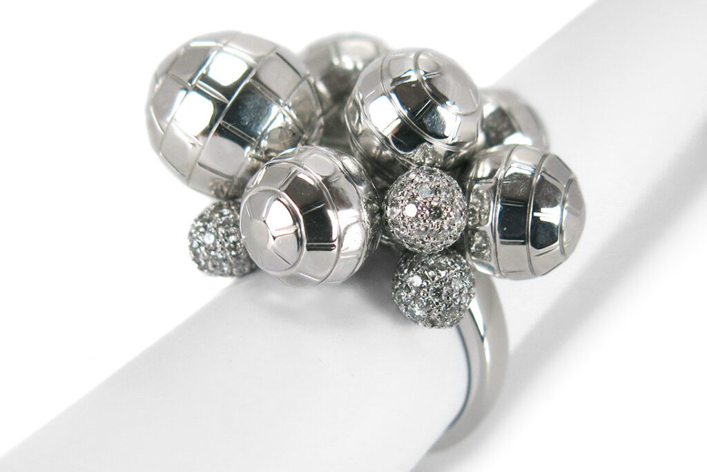 Piaget Limelight Party Disco Ball Ring Brillanten G/vvs Weißgold [BRORS 14605]
