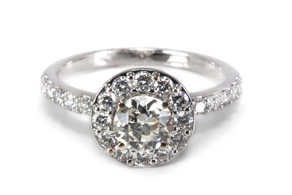 SONDERPREIS Ring Diamant 0,56ct K/vs Brillanten H/vs IGI Gutachten [BRORS 16321]