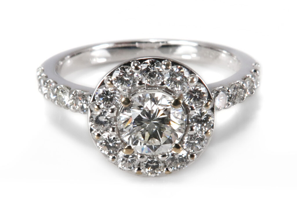 SONDERPREIS Ring Diamant 0,49ct H/vs Brillanten H/vs IGI Gutachten [BRORS 16322]