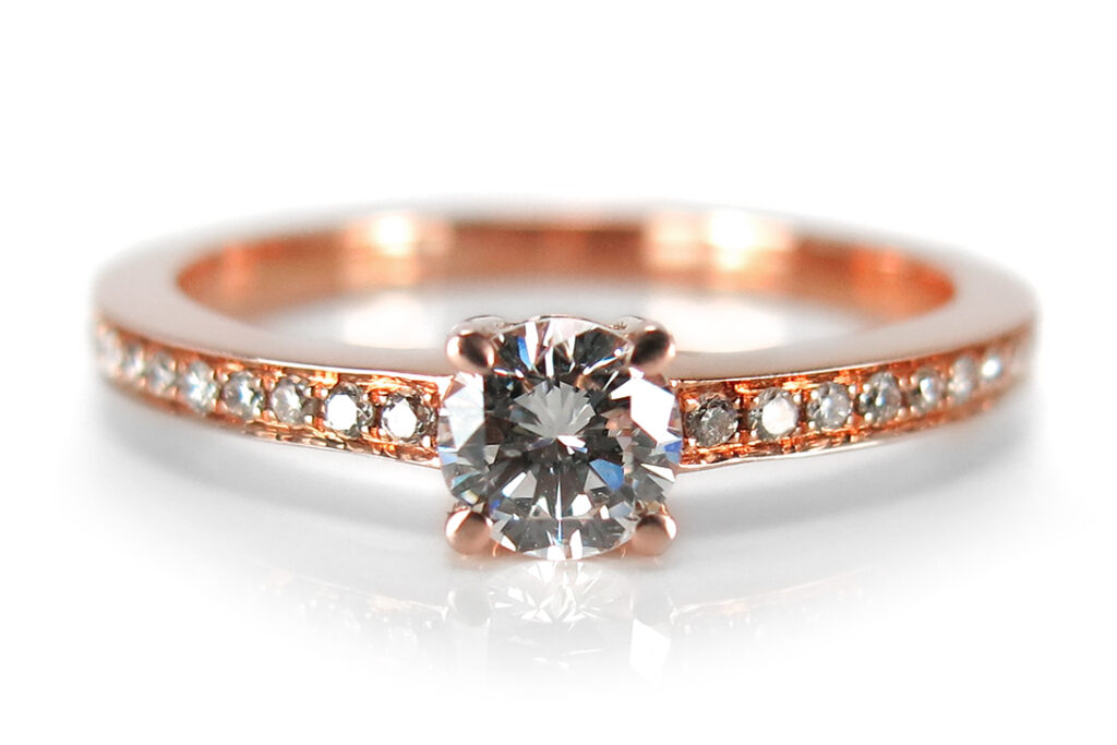 Ring Brillant 0,31 ct River/si1+ Brillanten IGI Gutachten [BRORS 16607]