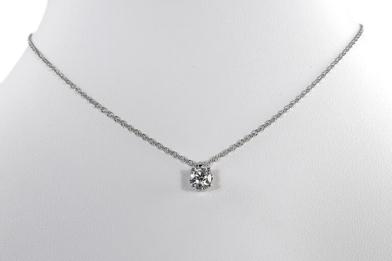 Juwelier Rüschenbeck Solitär Collier Brillant G/vs GIA Gutachten [BRORS 18991]