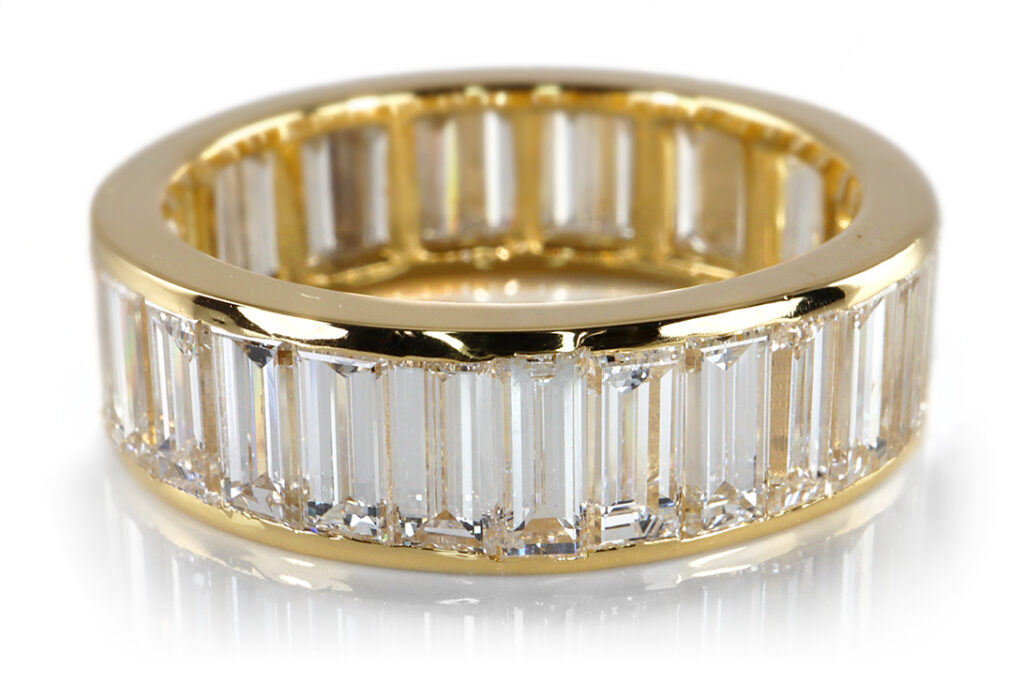 Wempe Ring 30 Diamanten insg 5,83 Karat LUPENREIN 750 Gelbgold [BRORS 19187]