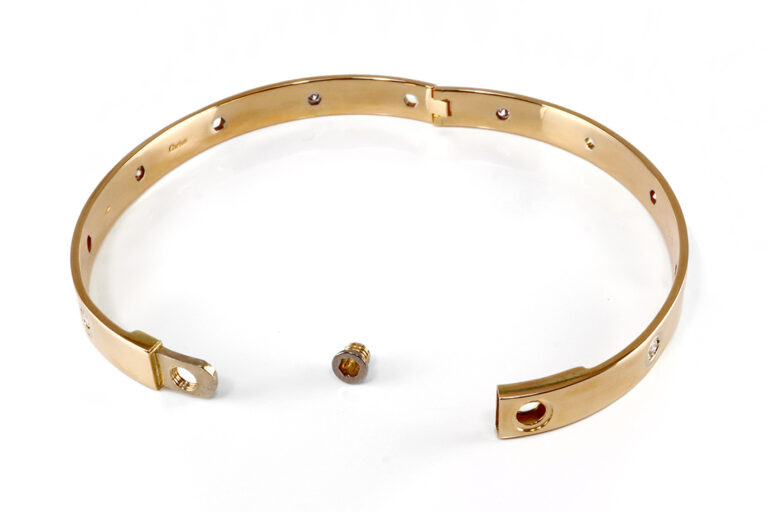 Rarität Vintage Cartier Love Sechskant Armreif Billanten 1970-1975 [BRORS 19190]