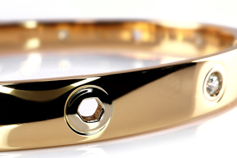 Rarität Vintage Cartier Love Sechskant Armreif Billanten 1970-1975 [BRORS 19190]