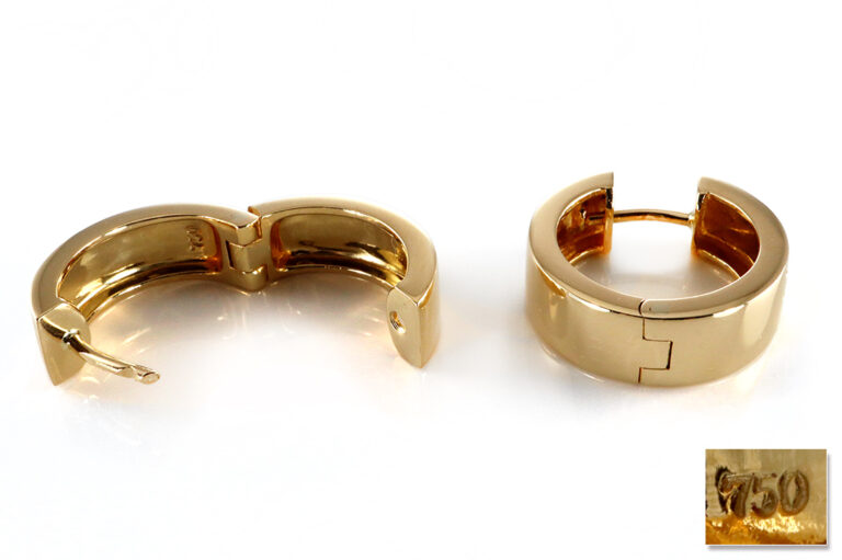 Gold Creolen JETTE JOOP 750 Gelbgold [BRORS 19710]