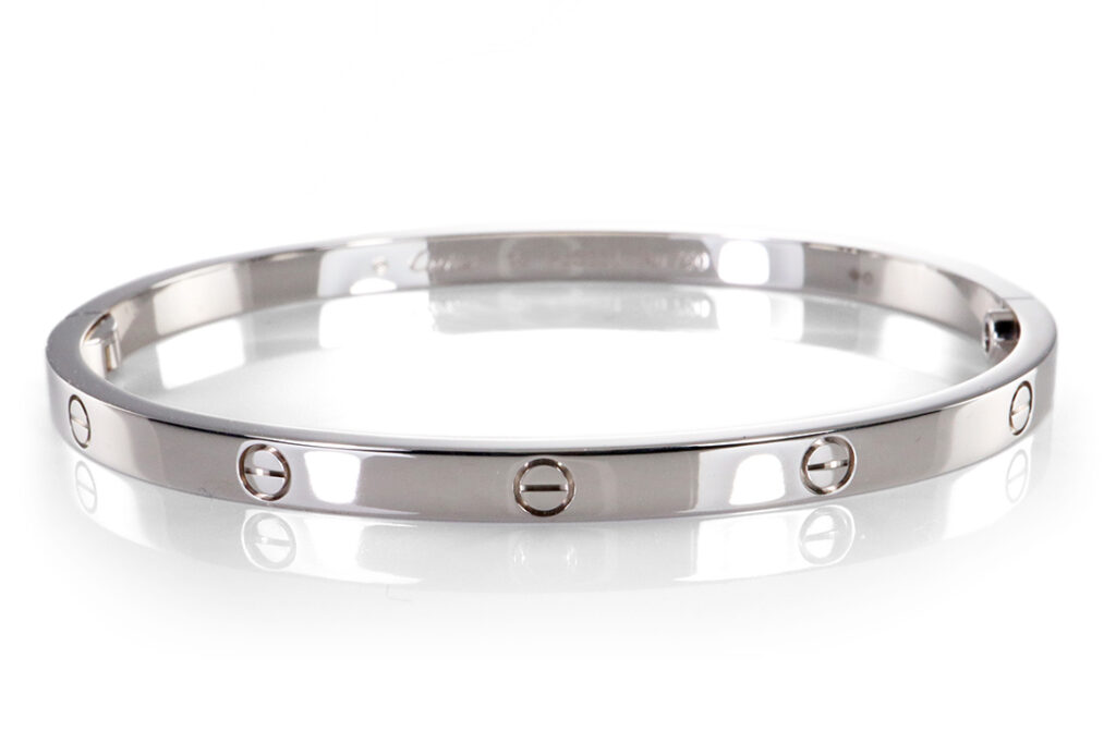 Cartier LOVE Armreif 750 Weißgold Gr. 16 Box u. Papiere 2022 [BRORS 19755]