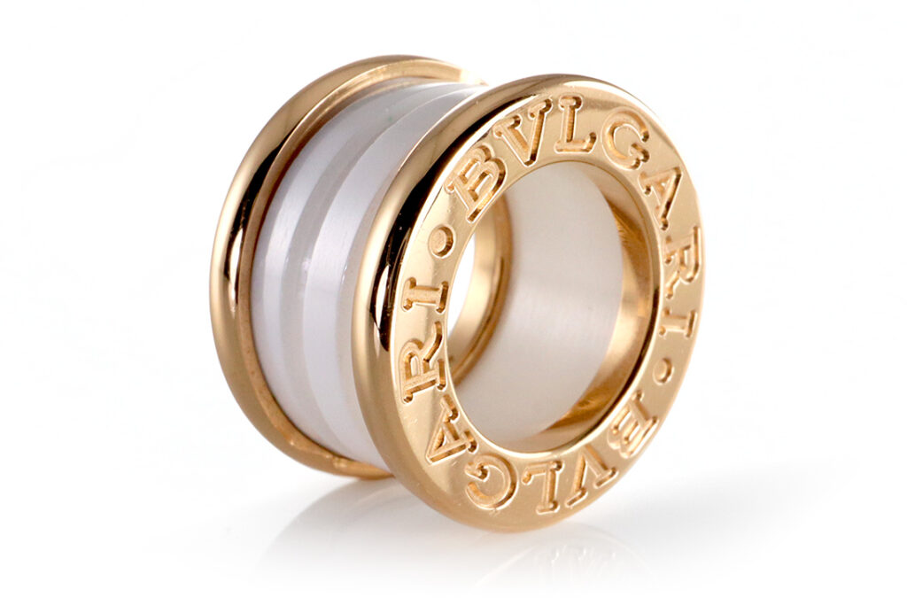 Bvlgari B Zero1 Anhänger weiß 750 Gelbgold ⌀ 14,7 mm [BRORS 19858]