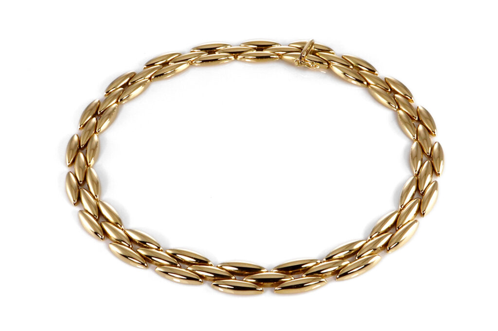 Cartier Gentiane Collier Halskette 750 Gelbgold mit Box [BRORS 19869]