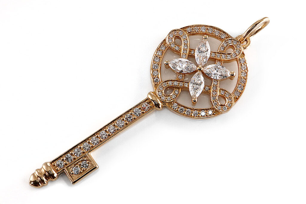 Tiffany & Co. Anhänger Victoria Key Schlüssel Neupreis 9150 Euro [BRORS 19968]