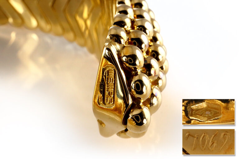 Armreif Armspange WEMPE 21 Brillanten TW/VVS 750 Gold Gelbgold [BRORS 20045]