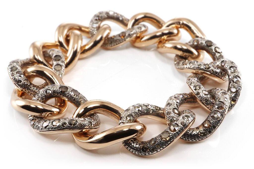 Pomellato Catene Armband 196 Diamanten ca 8,99 ct Fancy/VS [BRORS 20129]