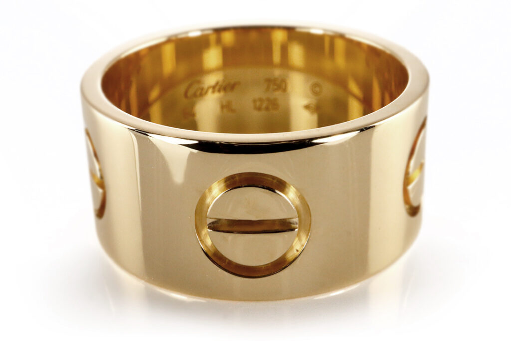 Cartier LOVE Ring 750 Gelbgold * Großes Modell* Größe 64 [BRORS 20145]