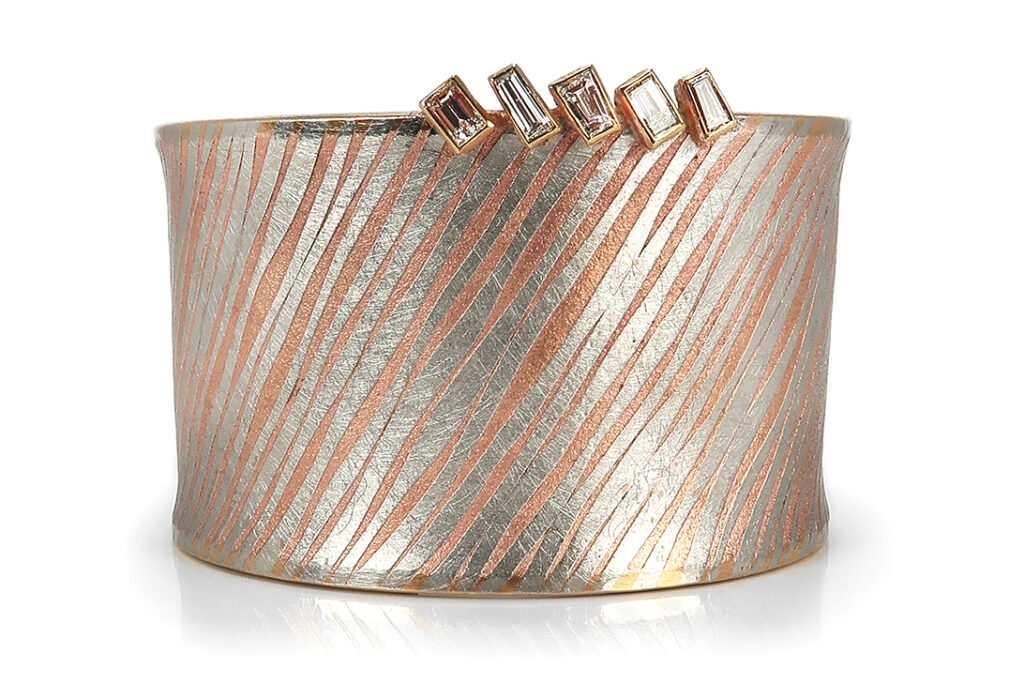 Armreif Atelier Zobel Designarbeit Diamanten insg 0,92ct G/VVSI [BRORS 16975]