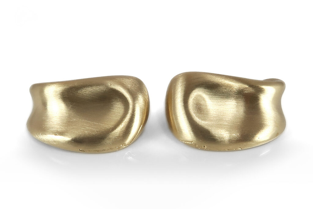 Georg Jensen Ohrclips 750 Gelbgold [BRORS 17748]