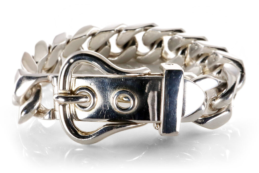 Hermes Paris * Gürtelschließe *Armband aus 925 Silber L. 18,0cm [BRORS 20163]