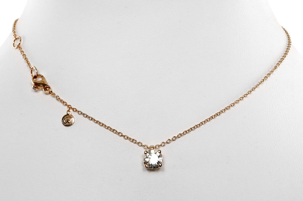 Anhänger Kette Rüschenbeck 1 Brillant 1,09 ct G/VS1 HRD Gutachten [BRORS 20169]