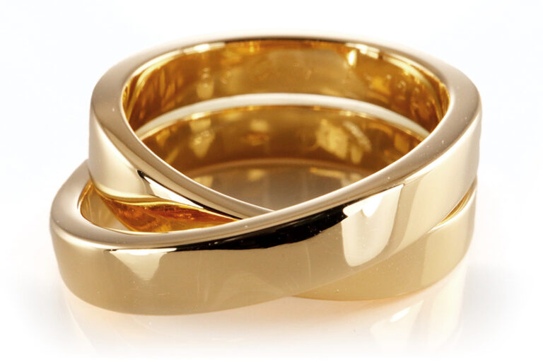 Cartier Novelle Vogue Ring 750 Gelbgold Größe 56 [BRORS 20179]
