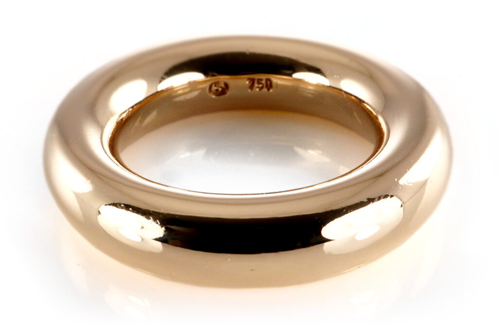 Schubart massiver Ring 750 Gelbgold Gr. 55 [BRORS 20211]