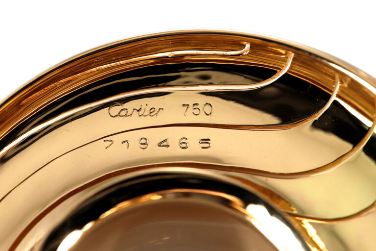Cartier Ohrclipse * Neptune Hoops * 750 Gelbgold ca. 48,0 g [BRORS 20243]