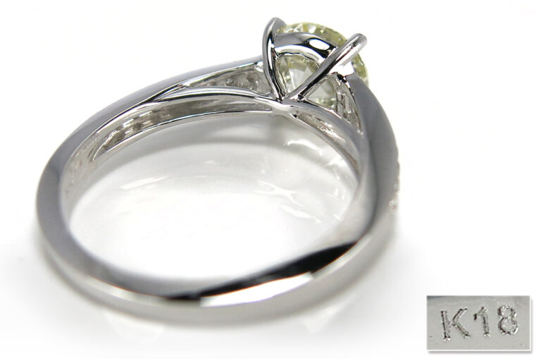 Brillantring ca. 2,1 ct K-L/Si2 + 16 Brillanten 750 Weißgold IGI [BRORS 11812]