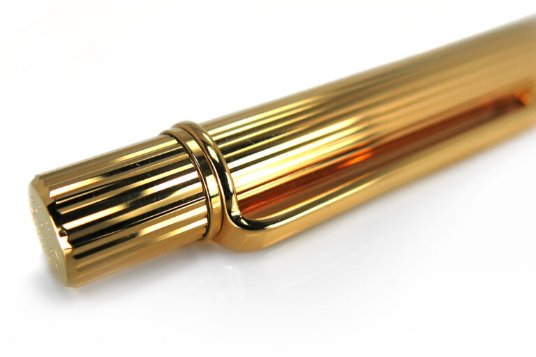 Pen Must II BP Godron Gold Plated Kugelschreiber vergoldet [BRORS 11852]