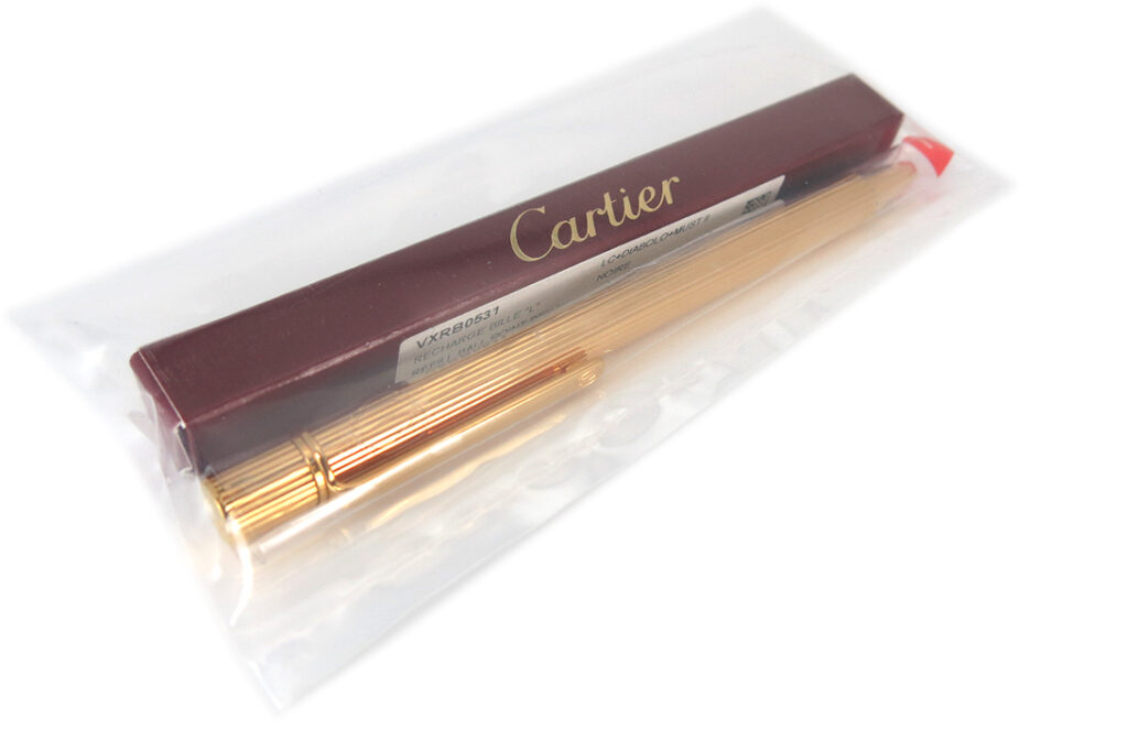 Pen Must II BP Godron Gold Plated Kugelschreiber vergoldet [BRORS 11852]