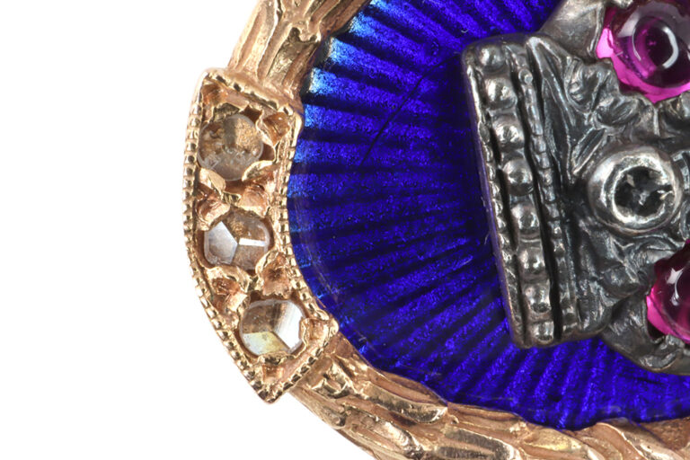 Antike FABERGÉ Manschettenknöpfe MIKHAIL PERKHIN ca. 1895 [BRORS 18892]