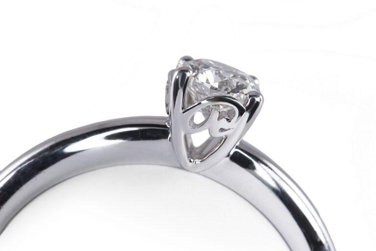 Ring Rüschenbeck mit Brillant 0,3 ct TW/VS Weißgold GIA Gutachten [BRORS 19102]
