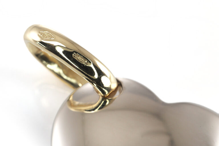 Pomellato Anhänger Herz 750 Weißgold / Gelbgold [BRORS 20265]