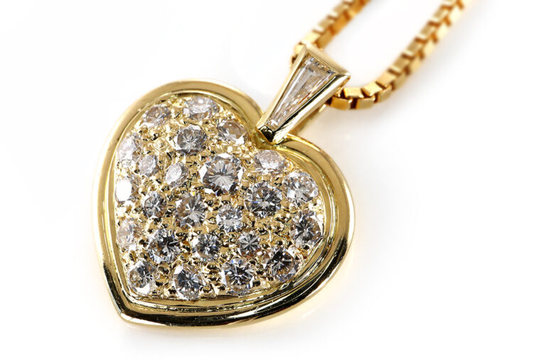 Herz Anhänger Kette *Freisfeld* 24 Brillanten 0,55 ct TW/VVS 750 [BRORS 20276]