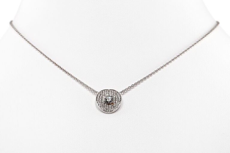 Brillant Collier Bucherer "B Dimension" 69 Brillanten 750 Gold [BRORS 20290]