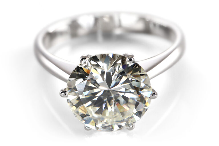 Ring 1 Brillant 2,39 ct K/SI2 750 Weißgold DPL Gutachten Gr.52 [BRORS 20291]