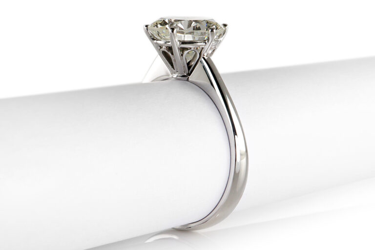Ring 1 Brillant 2,39 ct K/SI2 750 Weißgold DPL Gutachten Gr.52 [BRORS 20291]