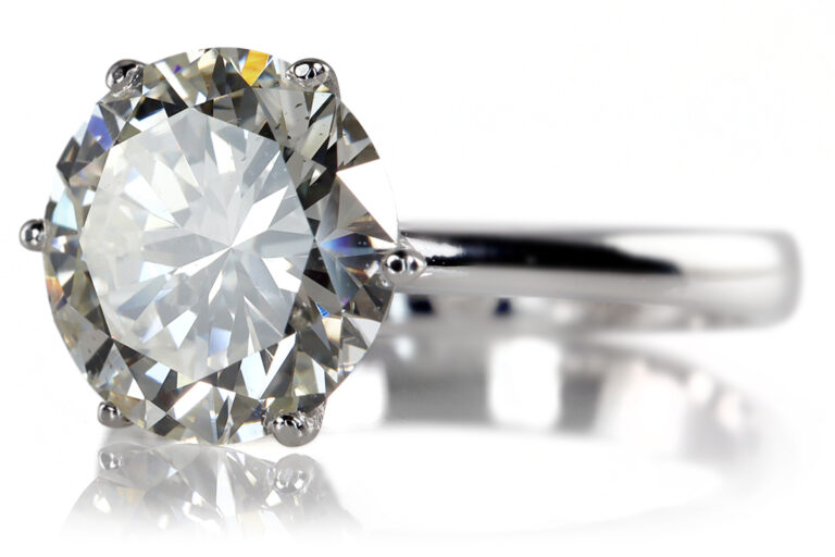 Ring 1 Brillant 2,39 ct K/SI2 750 Weißgold DPL Gutachten Gr.52 [BRORS 20291]