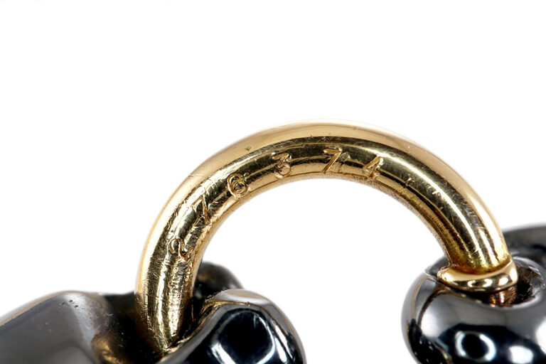 Cartier vintage Panthere Perlenkette Gold Silverium Smaragd Perlen [BRORS 20292]