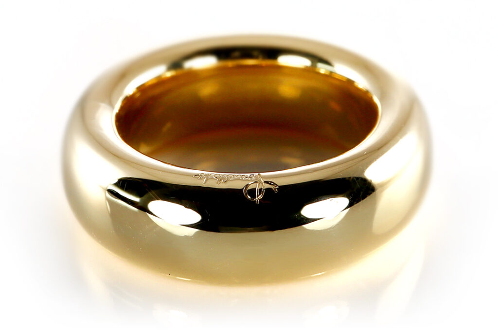 Pomellato Ring Goldring Bandring 750 Gelbgold Gold Gr 52 [BRORS 20299]