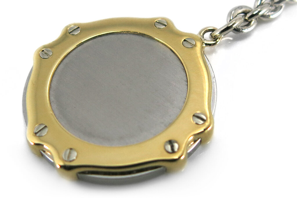 Chopard St. Moritz Schlüsselanhänger 750 Gelbgold + Stahl [BRORS 11687]