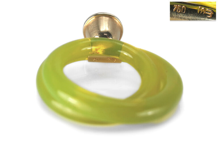 Monika Seitter Ring Citrin ca 2,0ct 750 Gelbgold Kunststoff [BRORS 13518]