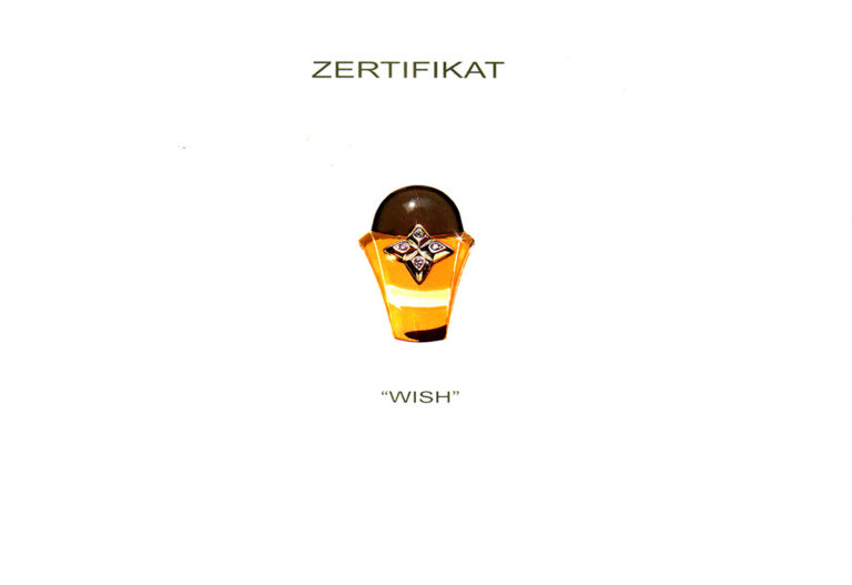 Manuela Merk WISH Ring Rauchquarz Brillanten 750 Gelbgold Weißgold [BRORS 17655]