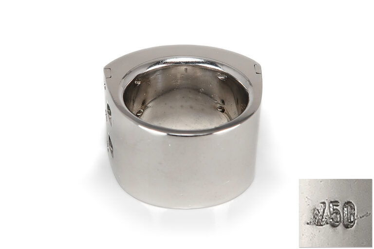 Ring Brillanten insg 2,85ct. H-Fancy/Si/P1 750 Weißgold Handarbeit [BRORS 18135]
