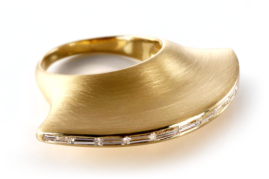 Ring Tiffany & CO PALOMA PICASSO *Mohawk* vintage 750 Gold IGI [BRORS 20198]