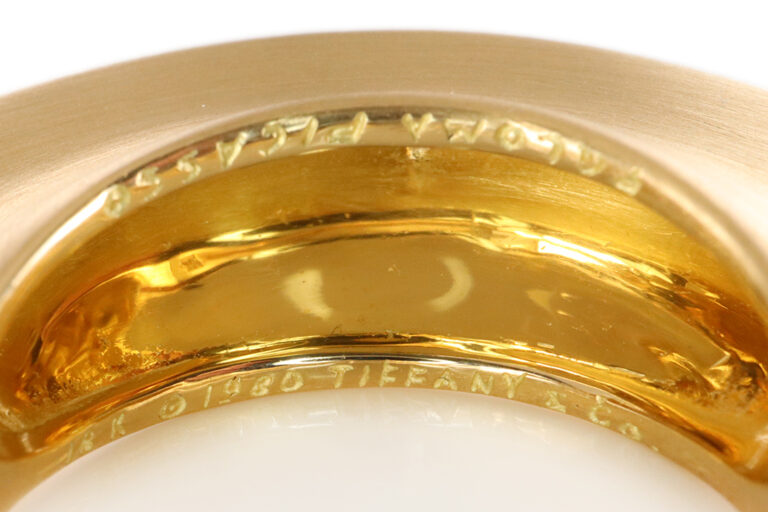 Ring Tiffany & CO PALOMA PICASSO *Mohawk* vintage 750 Gold IGI [BRORS 20198]