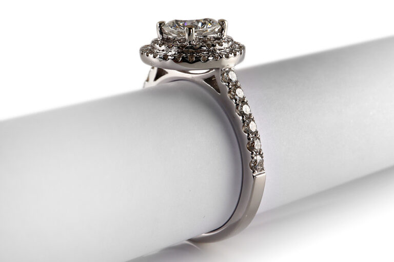 Ring 1 Brillant 0,86 ct E/VS1+59 Brillanten 585 Gold IGI Gutachten [BRORS 20317]