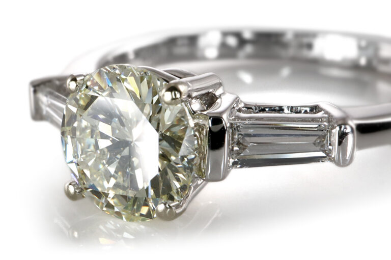 Ring Einkaräter Brillant 1,0 ct 750 Weißgold DPL Gutachten Gr. 54 [BRORS 20342]