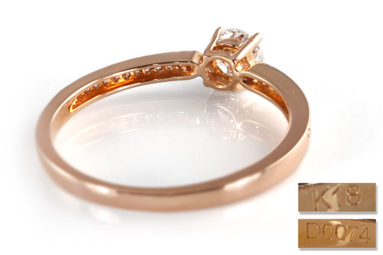 Ring Brillant 0,35 ct RIVER/VS1+ 24 Brillanten IGI Gutachten Gr.54 [BRORS 20346]