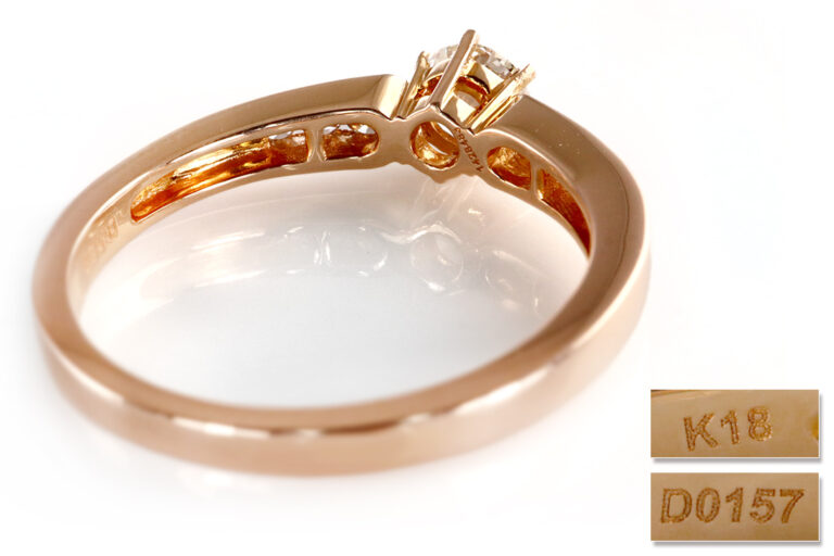 Ring Brillant 0,41 ct TW/VS1+ 6 Brillanten IGI Gutachten Gr.54 [BRORS 20349]