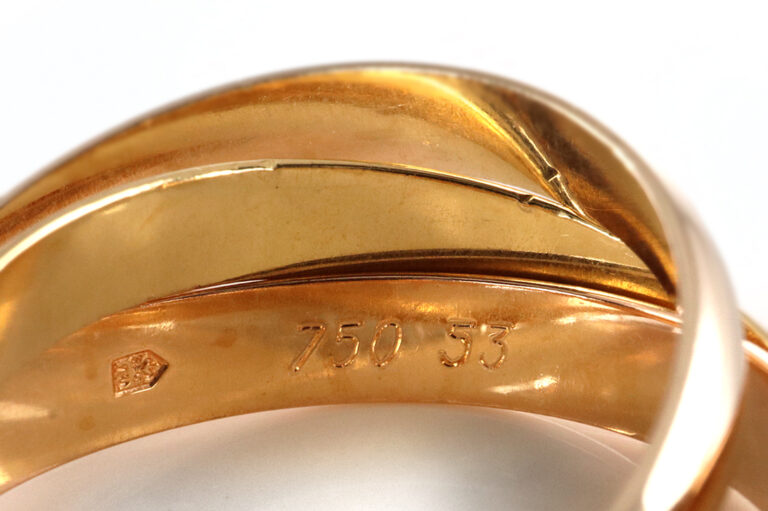 Ring Le Must de Cartier 750 Mehrfarbiges Gold Gr 53 [BRORS 20377]