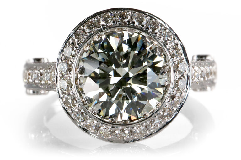Ring 1 Brillant 2,005 ct I/VVS2 750 Weißgold Gutachten Gr 54 [BRORS 20402]