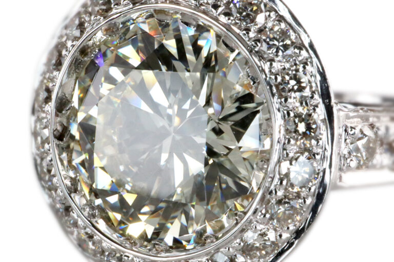 Ring 1 Brillant 2,005 ct I/VVS2 750 Weißgold Gutachten Gr 54 [BRORS 20402]