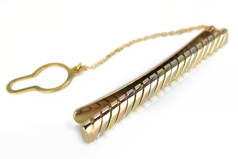 Krawattenklammer Bvlgari Tubogas tie clip 750 Gold [BRORS 12265]